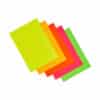 Cartulina escolar fluor