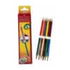 Lapiz color largo faber bicol x6